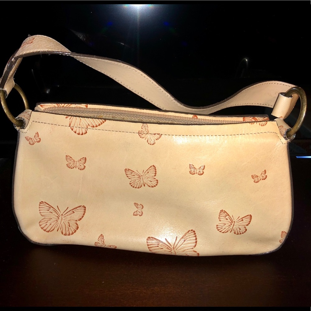 Valerie Stevens leather tooled butterfly Purse